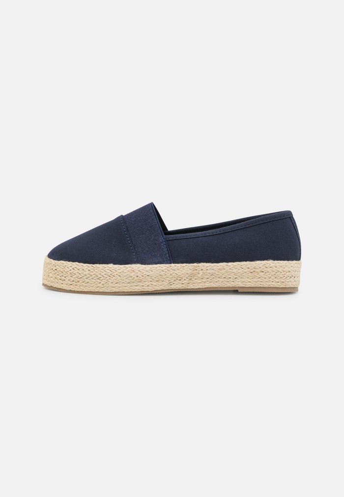 Chaussure Basse Anna Field Espadrillas Plates Slip on Bleu Foncé Femme | XGU-5070693